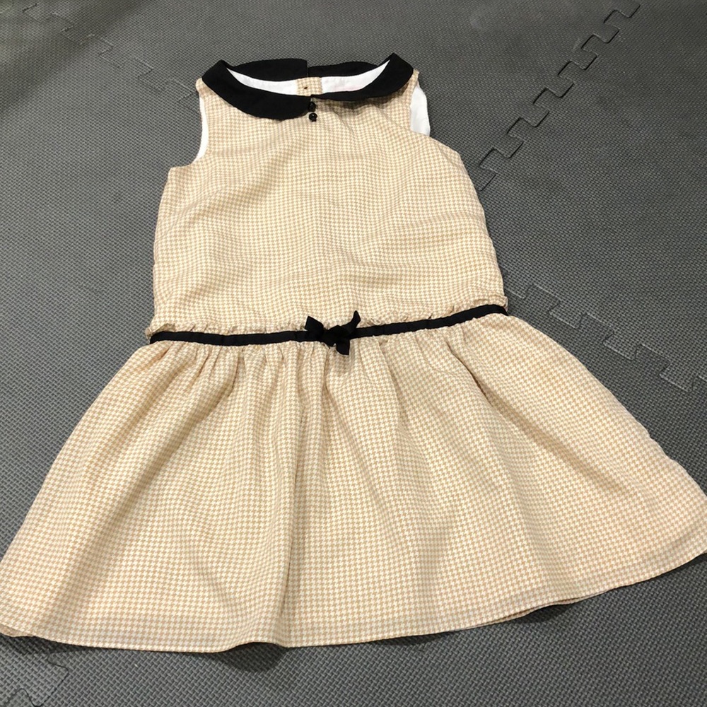 Janie and Jack Sleeveless Houndstooth Dress